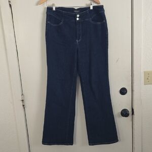Judy Blue Dark Wash Wide Leg Size 15/32
